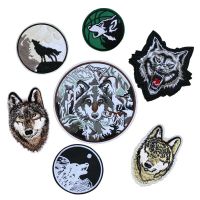 PGY 1PCS Punk Wolf Series Patches for Clothes Animal Sticker On Clothing Diy  Patch Cool Coat Appliques Garment Decor Parches Fashion Accessories