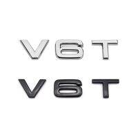 สติกเกอร์ป้าย V6T โลโก้สติ๊กเกอร์สัญลักษณ์โลโก้รถตัวอักษรสำหรับบูต3D