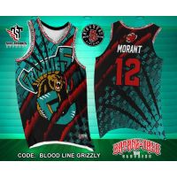 2023 NEWBLOOD LINE GRIZZLY JERSEY แรงบันดาลใจเต็มระเหิดบาสเกตบอลย์ฟรีชื่อที่กำหนดเองและจำนวน