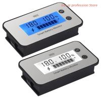 ZZOOI Auto Battery Monitor Battery Voltage Tester Remaining Capacity Percentage Tester Waterproof Voltage Monitor Gauge H8WE