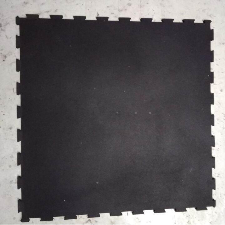 Fitness Interlocking Gym Mat Hard Rubber Mats Floor Tile Mats 1 x 1m