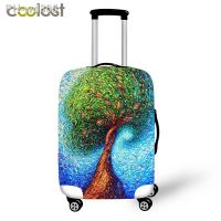 Colorful Graffiti Thicken Luggage Cover Elastic Baggage Cover Suitable 19 To 32 Inch Suitcase Case Dust Cover Travel Accessories