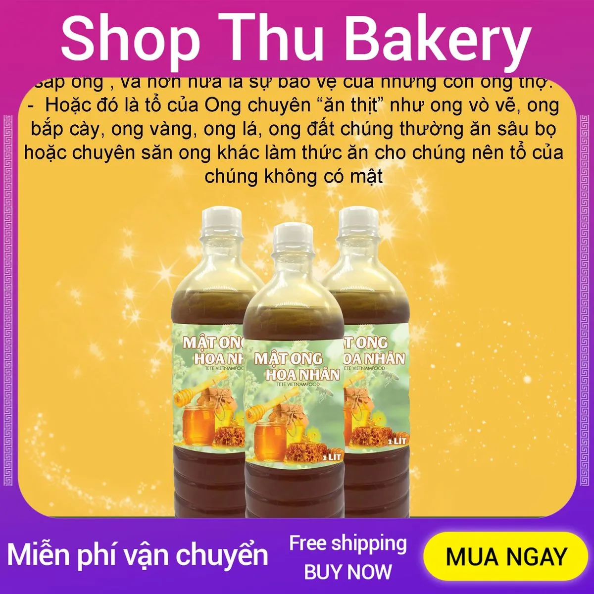 Mật Ong TETE: Mật ong TETE là một trong những thương hiệu mật ong uy tín nhất hiện nay tại Việt Nam. Với chất lượng và hương vị đẳng cấp, sản phẩm này chắc chắn sẽ làm hài lòng các tín đồ yêu thích mật ong. Hãy xem hình ảnh về mật ong TETE để tận hưởng vẻ đẹp và hương vị đặc trưng của sản phẩm nhé! (English Translation: TETE honey is one of the most reputable honey brands in Vietnam today. With quality and superior taste, this product will definitely satisfy honey lovers. Let\'s check out pictures of TETE honey to enjoy the beauty and unique taste of the product!)