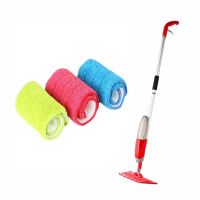 ✟✇♗ Hot Sell 3 Colors Replacement Microfiber Mop Pad Washable Mophead Fit Flat Spray Mops Household Cleaning Cloth Cleaning Tools