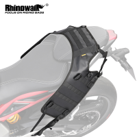 Rhinowalk รถจักรยานยนต์อานกระเป๋าฐานเหมาะกับสากลมอเตอร์เบาะหลังกระเป๋าติดตั้ง Pad แร็คหางกระเป๋าด้านข้างวิบากอุปกรณ์เสริม