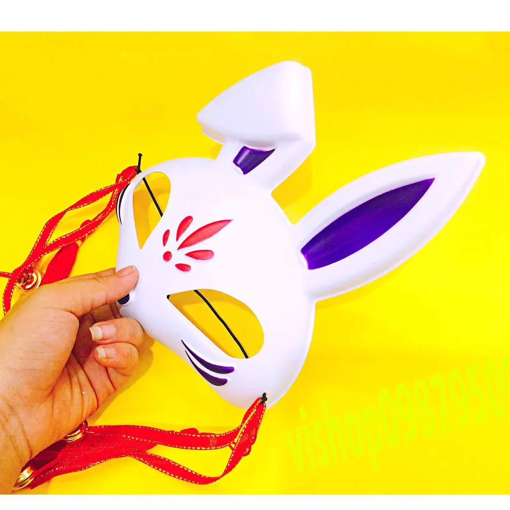Mặt Nạ Thỏ Vẽ - Mèo Vẽ Siêu Đẹp Rẻ-Mặt Nạ Pvc Hình Thỏ Vẽ Tay Hóa Trang  Phong Cách Nhật Bản | Lazada.Vn
