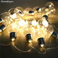 ✲☢▪ LED Globe Fairy Garland 10/20 LEDs Light String Battery Power Living Room Outdoor Garden Waterproof Christmas Lights Decoration