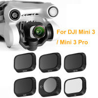 มินิ3กล้องเลนส์กรอง MCUV CPL ND8 ND16 ND32 ND64กรองชุดสำหรับ DJI Mini 3 Pro อุปกรณ์เสริมจมูก