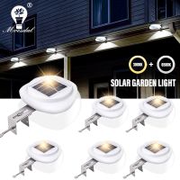 LED Solar Light Waterproof Outdoor Garden Decoration Wall Light Gutter Light Suitable for Fence Garden Landscape Wall Walkway