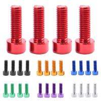 2023 NEW 4 Pieces Water Bottle Cage Bolts Holder Screws Hex Socket Screws Aluminum Alloy Bicycle Accessories 7 Colors