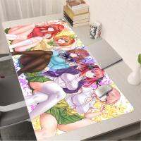 [HOT ZEXKLIOALQAQ 529] Quintessential Quintuplets Mouse Pad ขนาดใหญ่อะนิเมะโต๊ะ Kawaii สาว Mausepad Xxl Gaming Keyboard คอมพิวเตอร์ Mousepad Mice