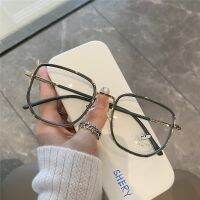 {Paopao glasses} ใหม่ขนาดใหญ่กรอบสายตาสั้นแว่นตาสีฟ้าแสงทนแฟชั่นแว่นตาสาวใสแว่นตาสไตล์เกาหลีสายตาสั้นแว่นตา