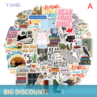 ?【Lowest price】TANG สติกเกอร์ขยุกขยิกอ่านหนังสือสำหรับนักเรียนวินเทจสมุดโน๊ตสำหรับเด็กถ้วยกระเป๋าของเล่นติดตู้เย็นแล็ปท็อป