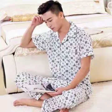 Shop Terno Pajama Men White with great discounts and prices online