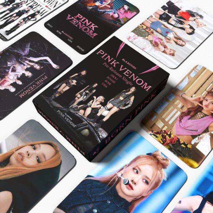 Blackpink Pink Venom PhotoCards Blackpink LISA JISOO Jennie Rose Lomo ...