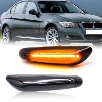 Amber LED Dynamic Turn Signal Side Marker Sequtntial Light Indicator Lamp For BMW E60 E61 E90 E91 E92 E93 E81 E82 E88 E46 X3 X1