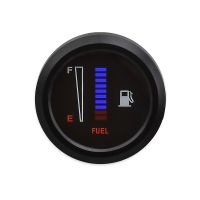 ♛ Universal 52mm 12V Car Motorcycle Fuel Level Meter Gauge 10 Grid Led Light Display Ultra-Thin Round Car Accessories