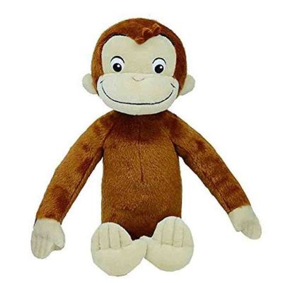 ตุ๊กตาลิงนุ่ม George ขี้สงสัยอนิเมะสุดน่ารักใหม่สำหรับเด็กขนาด22ซม. ตุ๊กตาสัตว์จำลองของขวัญสำหรับเด็ก2023
