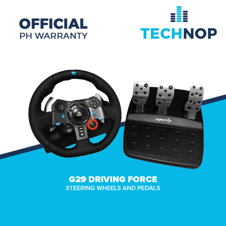 Logitech G29 Driving Force Steering Wheels & Pedals I Racing wheel for