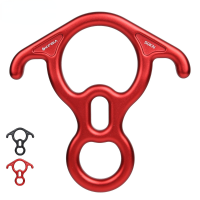 Rock Climbing Descender OX Horn 8 Descend แหวน Downhill แปดแหวน Bent-Ear Rappelling Gear Belay อุปกรณ์อุปกรณ์