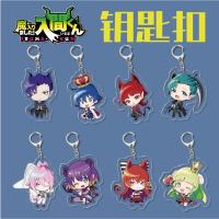 Anime Peripheral Acrylic Keychain Welcome To Demon-School, Iruma-kun Into The Campus Creative Trinket Small Gift