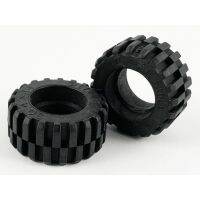 Lego part (ชิ้นส่วนเลโก้) No.30391 Tire 30.4 x 14 Offset Tread