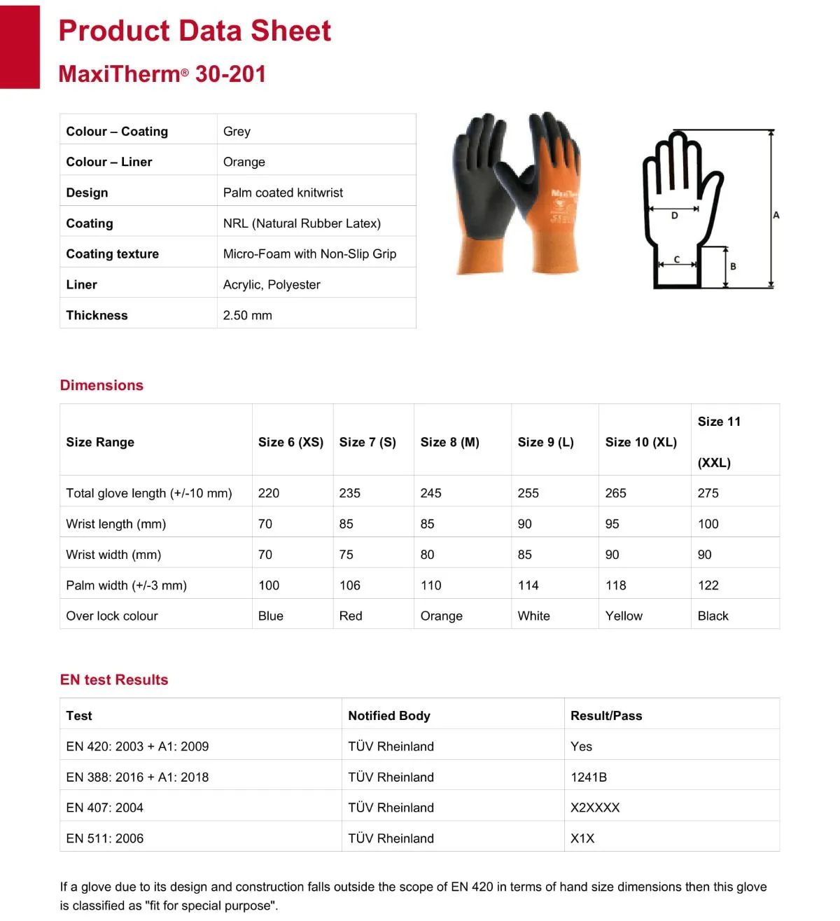 maxitherm gloves