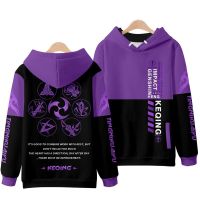 Genshin-sudaderas con capucha de impacto para hombre y mujer, ropa de chándal informal con estampado 3D de Genshin Impact, 2020