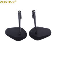 ZORBYZ Motorcycle Black L-bar Rearview Side Mirror E9 Mark For Honda GN CG125 Cafe Racer Custom