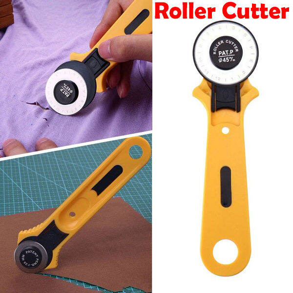 45mm - Roller Cutter Stainless Steel Blade Sewing Quilting Patchwork Manual  Cloth Cutting Cutlery Roller Wheel Round Cutter