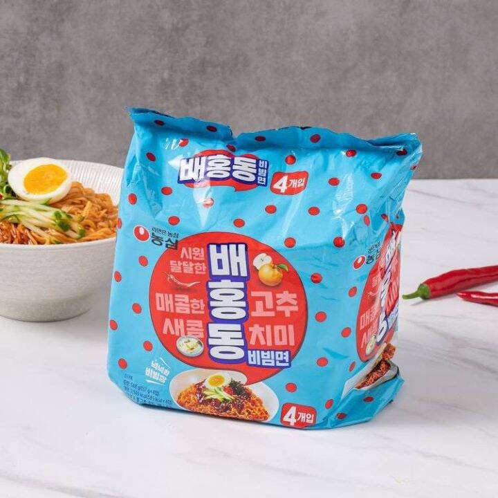 มาม่าเกาหลี-บิบิมเมียน-nongshim-chal-bibim-myeon-korean-cold-noodles-spicy-137g