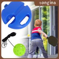 Tongina Pickleball Trainer,อุปกรณ์เสริม Pickleball,ลูกบอล Pickleball พร้อมเชือก,ลูกขนไก่เด้งได้อย่างสะดวกสำหรับการออกกำลังกายเด็ก,ผู้เล่นเดี่ยวผู้ใหญ่