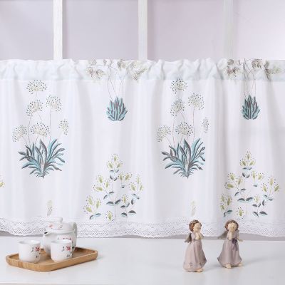 [COD] Fabric curtain waterproof cabinet washstand half kitchen short floating bathroom