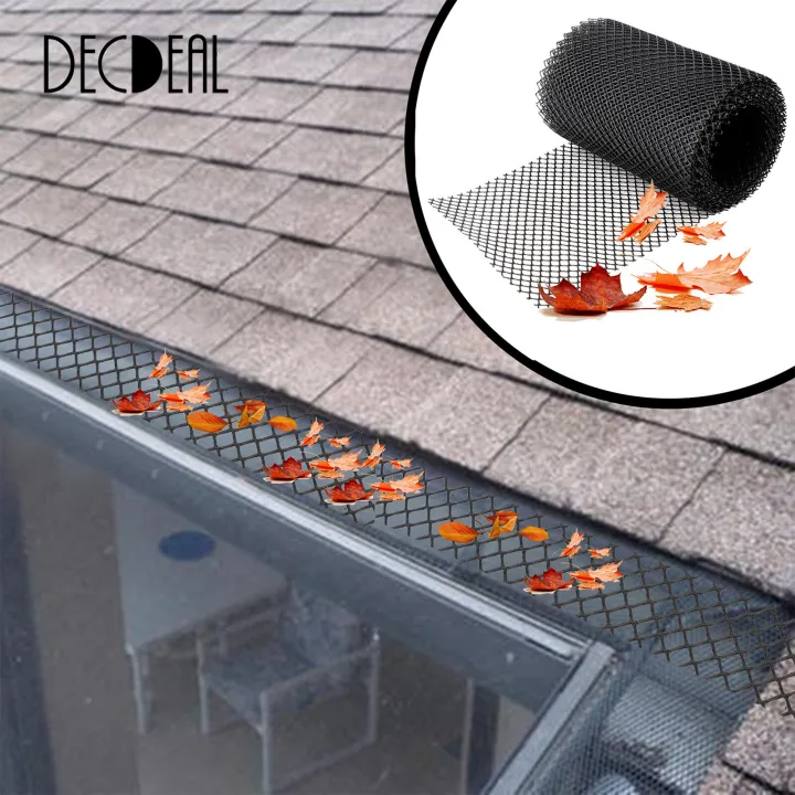 Plastic Gutter Guard Mesh Protector Leaf Protection Cover Netting