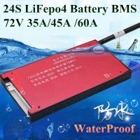 35A 60A 24S BMS Lifepo4 72V 24S ปล่อย45A ชุดแบตเตอรี่ Bms ตัวควบคุม50A Bms สำหรับ3.2V Lifepo4 72V แบตเตอรี่30ah ของตกแต่งงานปาร์ตี้สเก็ตบอร์ดนันทนาการกลางแจ้งชิ้นส่วน