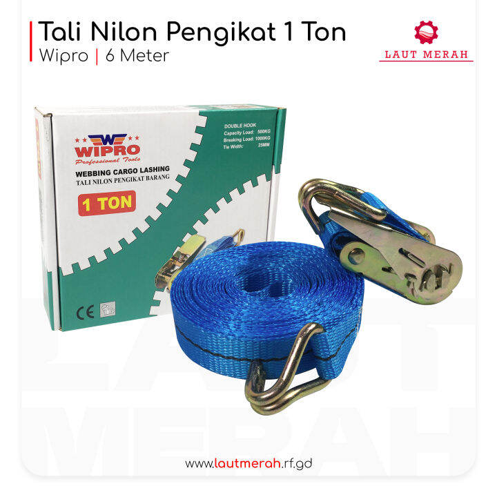 Webbing Cargo Lashing Biru Ton Meter Wipro Lazada Indonesia