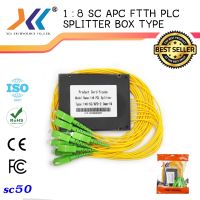 SPLITTER FIBER OPTIC (Plc Splitter) SC/APC 1 ออก 8 (แบบสาย)