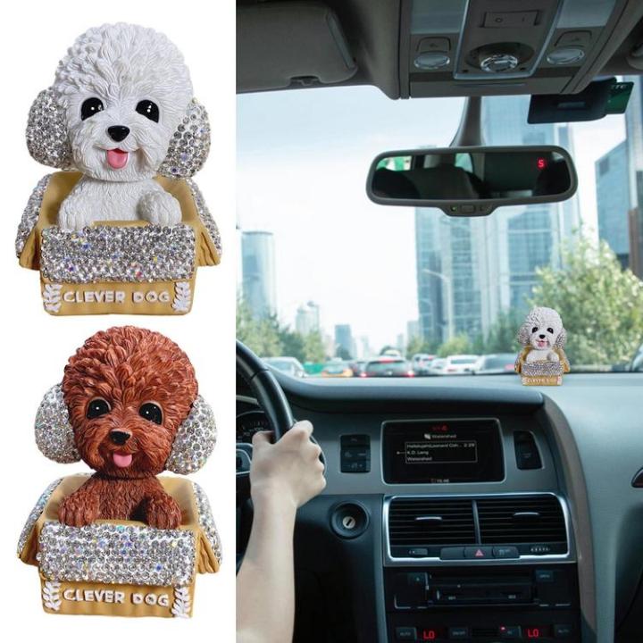 car-bobblehead-dashboard-bobbleheads-dog-poodle-for-car-with-rhinestones-3d-realistic-vehicle-automobile-dashboard-bobble-head-decor-car-acessories-fit