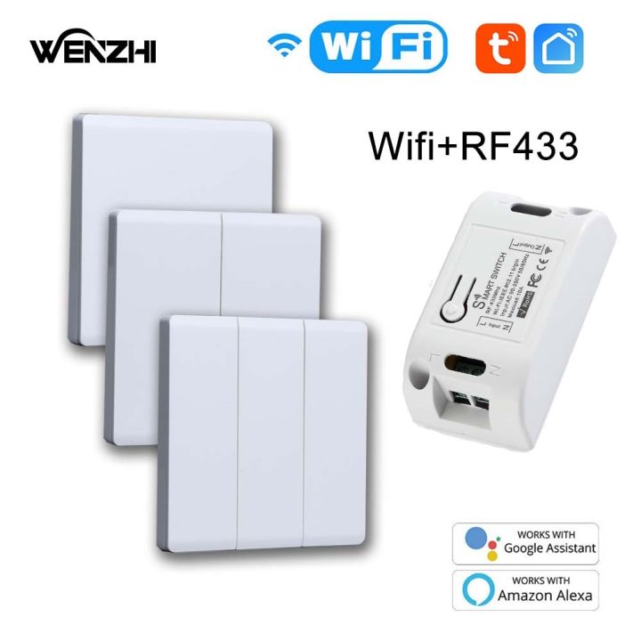 wifi-rf-433-mhz-diy-light-switch-module-receiver-relay-86-portable-wireless-remote-control-tuya-smart-life-alexa-google-home