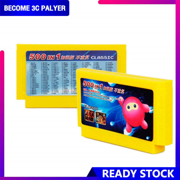 500 in 1 Game Cartridge Video Games Memory Cards Game Console for Game