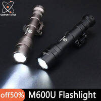 Surefir M600 Tactical Flashlight M600U Weapon Scout Light Hunting 800lumen LED Mini Flashlight Torch for 20mm Rail