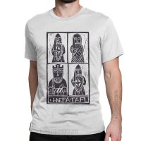 Funny Hnefatafl Viking T-Shirts Men Crew Neck Cotton T Shirt Classic Short Sleeve Tee Shirt Summer Clothing 【Size S-4XL-5XL-6XL】