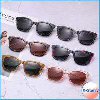 X-STARRY แว่นตาคลาสสิกสำหรับทุกเพศแว่นตากันแดดแว่นกันแดดสีดำสำหรับขับรถแว่นตากันแดดทรงเหลี่ยมตกปลา