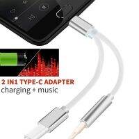 Type C to 3.5mm Charge Audio Adapter 2 In 1 USB C Splitter Headphone AUX Audio Cable for Xiaomi 6 8 Mix 2s Huawei Mate10 P20 pro Headphones Accessorie