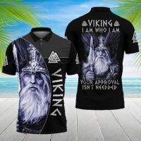 2023 new design- Viking, who am I? You approve the senior polo shirt for men, size s-5xl