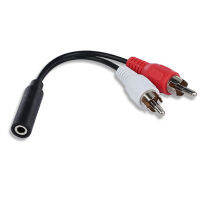 【2023】New Universal 3.5Mm Stereo Audio Female Jack To 2 RCA Male Socket To Headphone 3.5 Y Adapter Cable