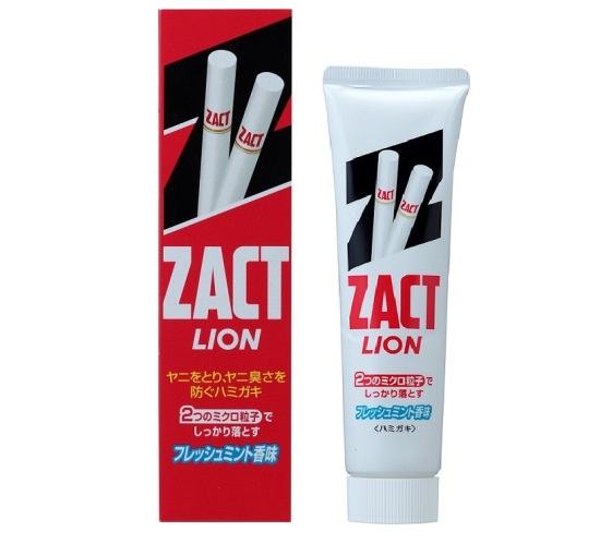 Kem đánh răng zact lion cho người hút thuốc nhật bản 160g - ảnh sản phẩm 1