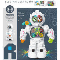 ProudNada Toys ของเล่นเด็ก หุ่นยนต์ ชนถอย H ELECTRIC GEAR ROBOT NO.GS888