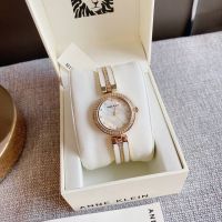 ?ผ่อน0%~แท้100%? นาฬิกาข้อมือ สีขาว / ทอง Anne Klein Rosegold Mother Of Pearl Dial AK3142WTGB