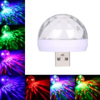 【❖New Hot❖】 lian400770360360 ไฟปาร์ตี้ Led มินิ Usb ไฟดิสโก้คริสตัลแบบพกพาไฟนีออนหลอดไฟเวทีสีสันสดใสดิสโก้บาร์ตกแต่งเวที